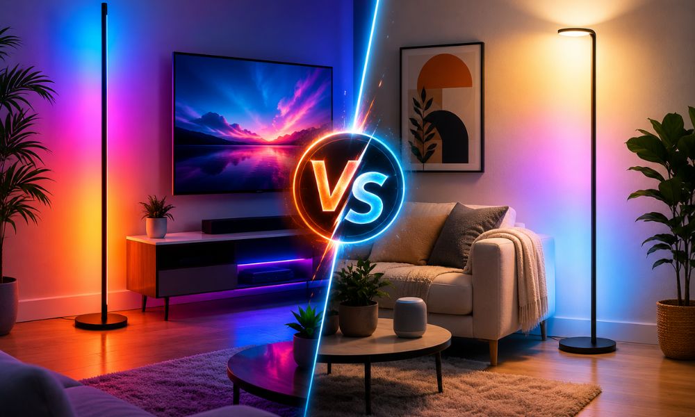 Govee Floor Lamp Vs Philips Hue