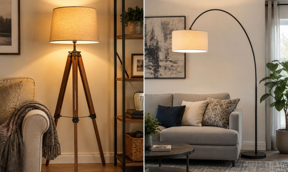 Tripod Floor Lamp Vs Arc Floor Lamp
