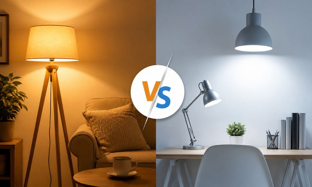 Warm light vs cool light